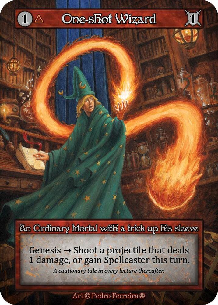 One-shot Wizard card image