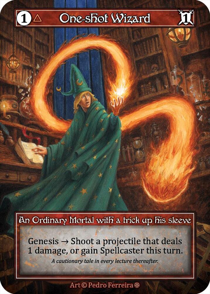 One-shot Wizard (Foil) card image