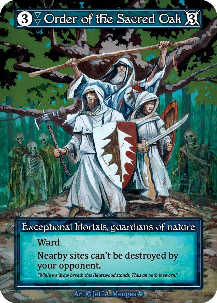 Order of the Sacred Oak (Foil) card image