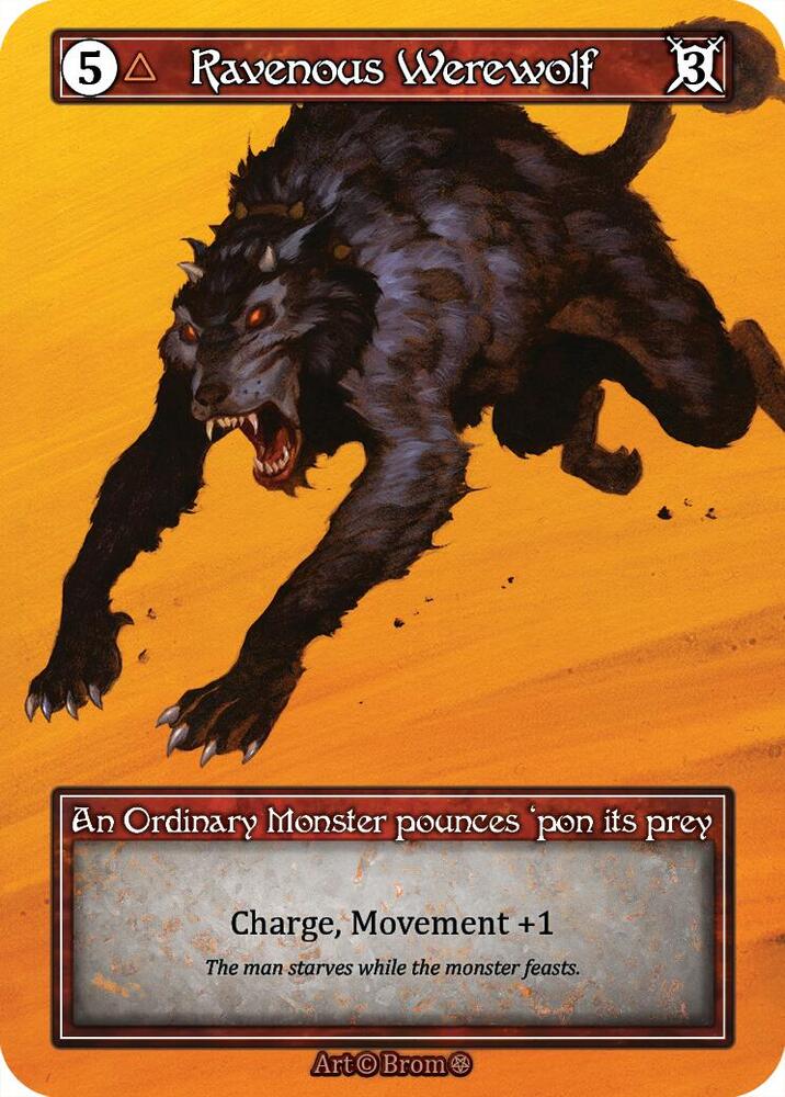 Ravenous Werewolf (Foil) card image