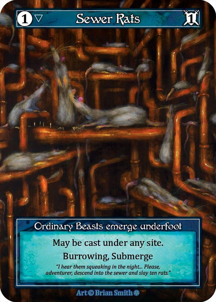 Sewer Rats (Foil) card image