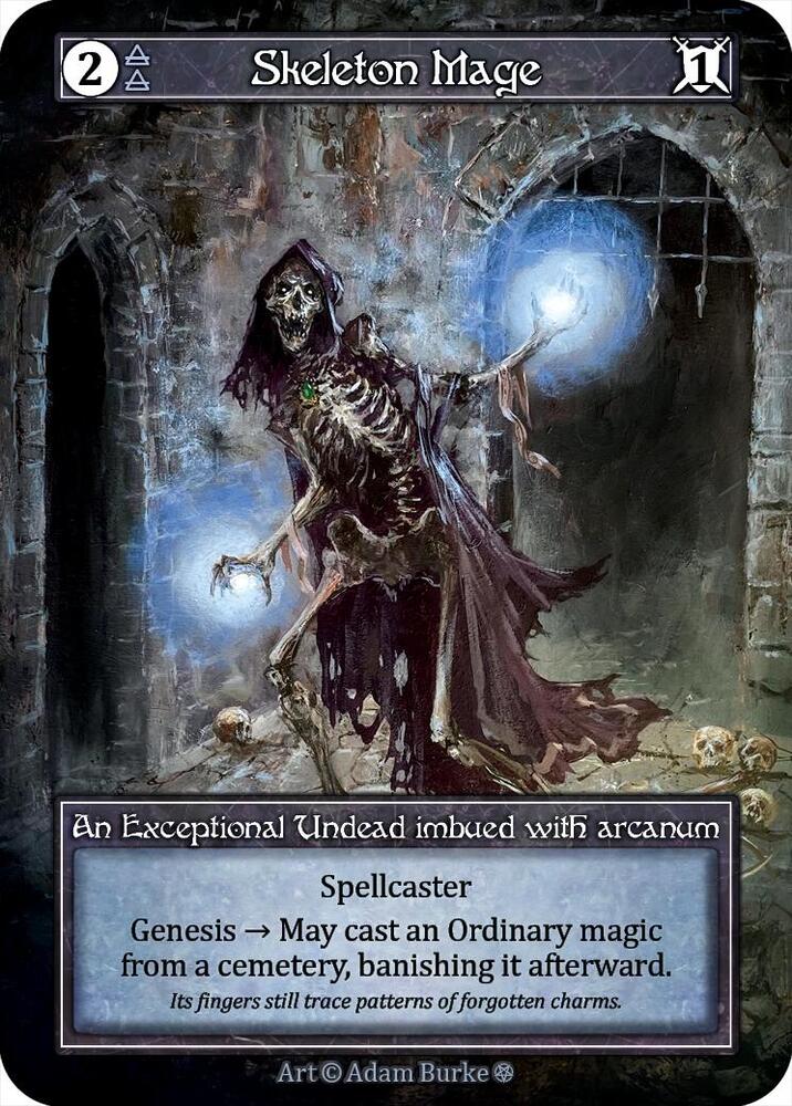 Skeleton Mage (Foil) card image