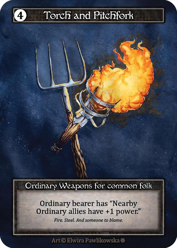 Torch and Pitchfork (Foil) card image