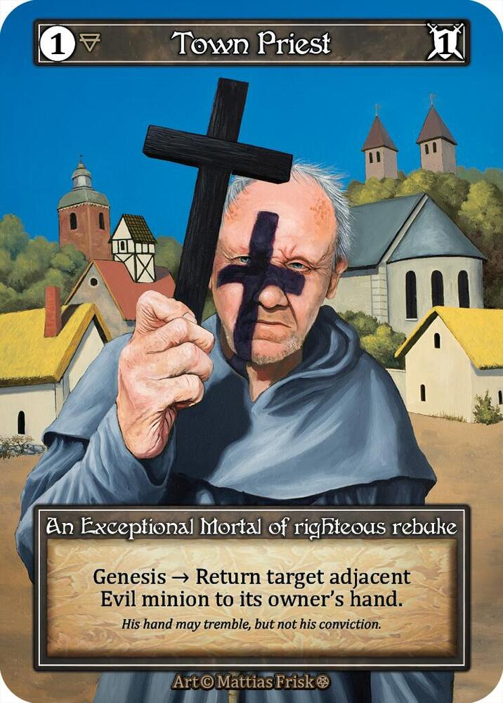 Town Priest (Foil) card image