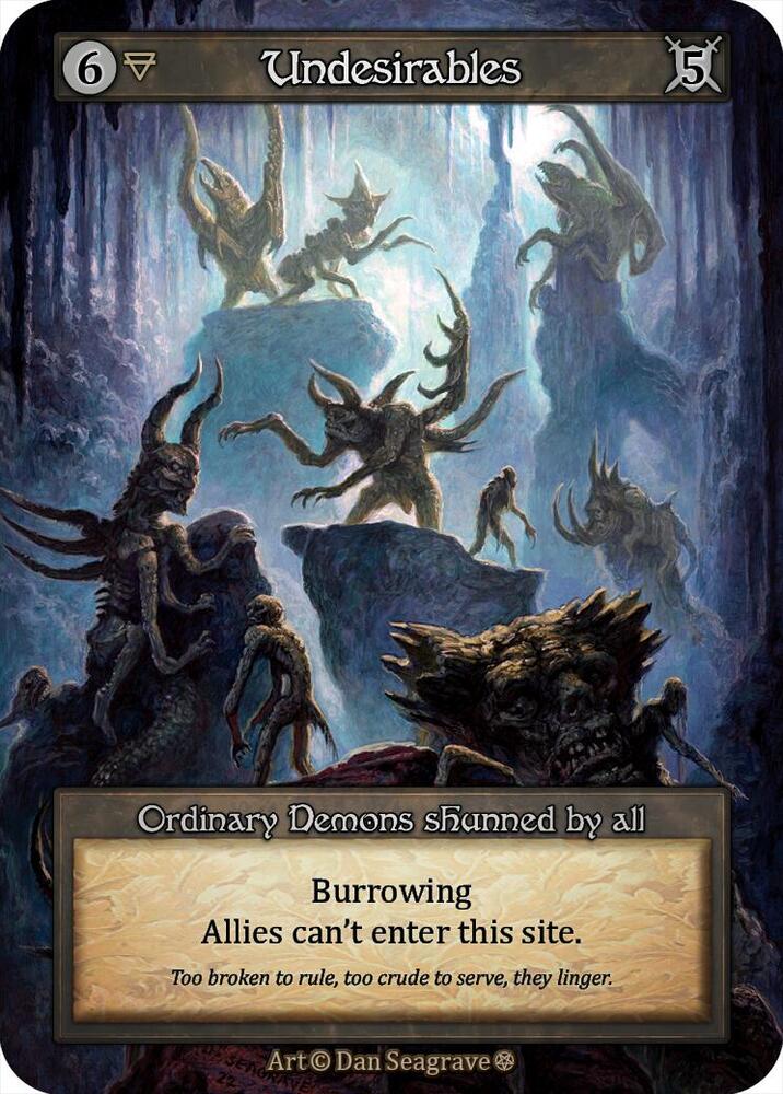 Undesirables card image