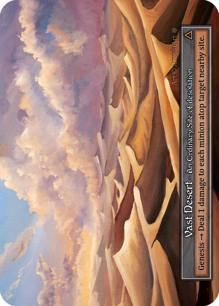 Vast Desert (Foil) card image