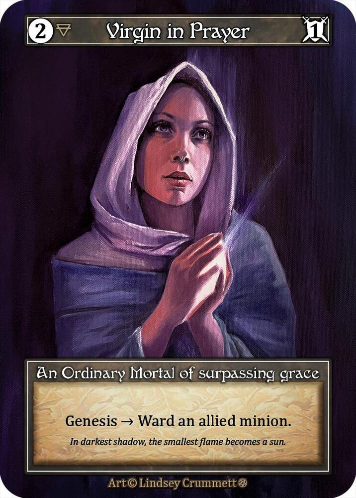 Virgin in Prayer (Foil) card image