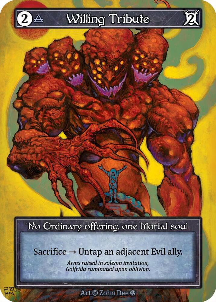 Willing Tribute (Foil) card image