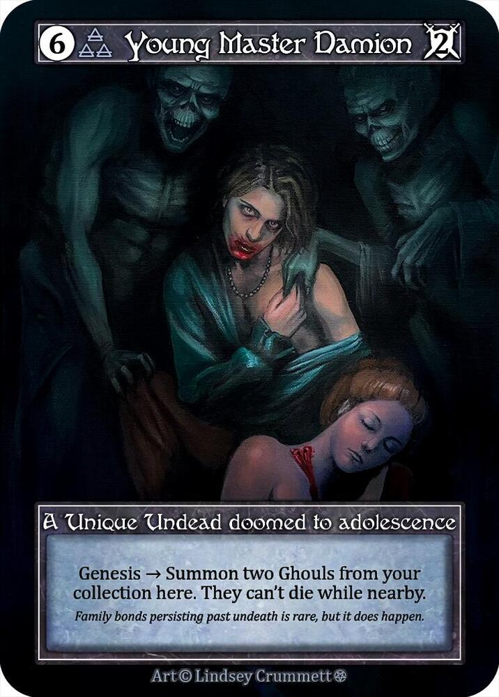 Young Master Damion (Foil) card image