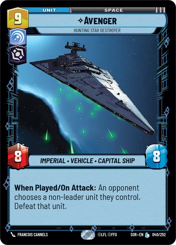 Avenger - Hunting Star Destroyer card image