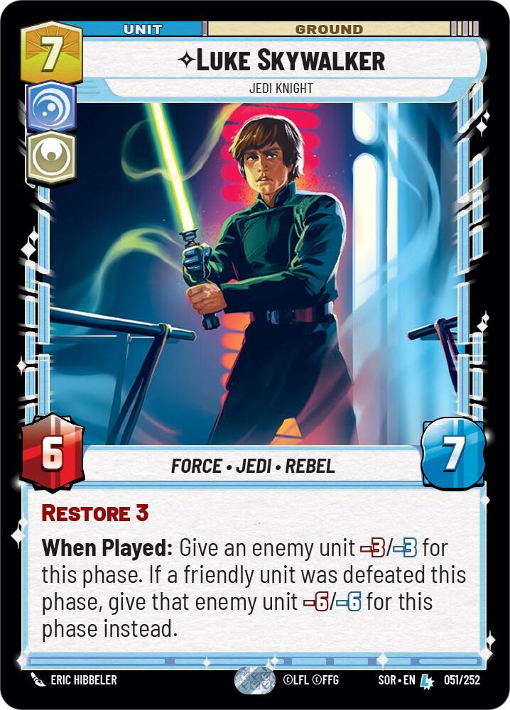 Luke Skywalker - Jedi Knight card image