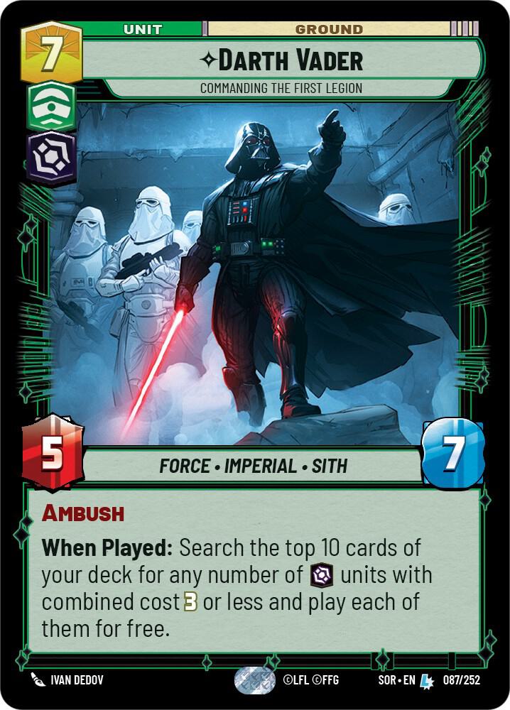 Darth Vader - Commanding the First Legion card image
