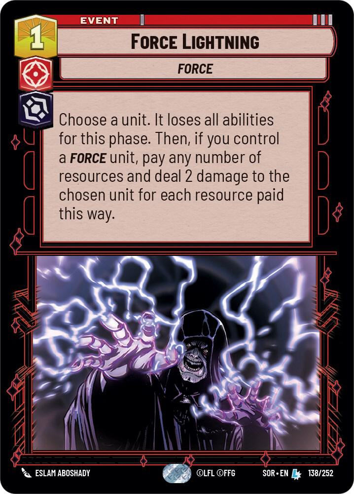 Force Lightning card image