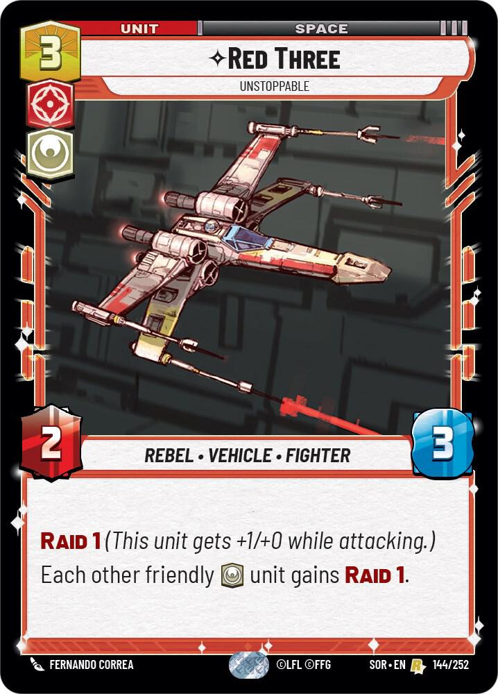 Red Three - Unstoppable card image