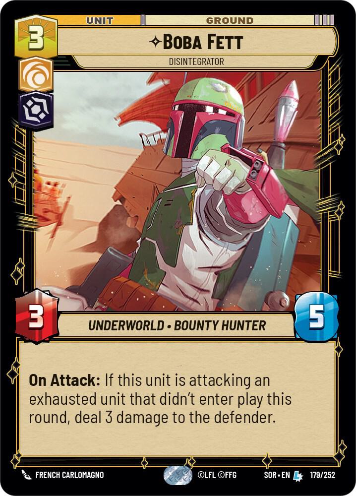 Boba Fett - Disintegrator card image