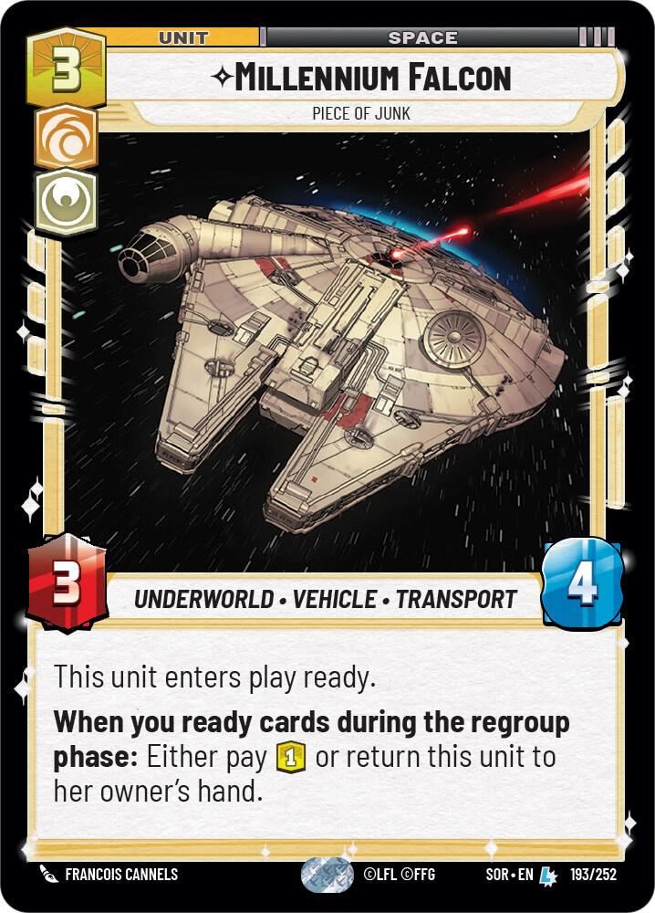 Millennium Falcon - Piece of Junk card image