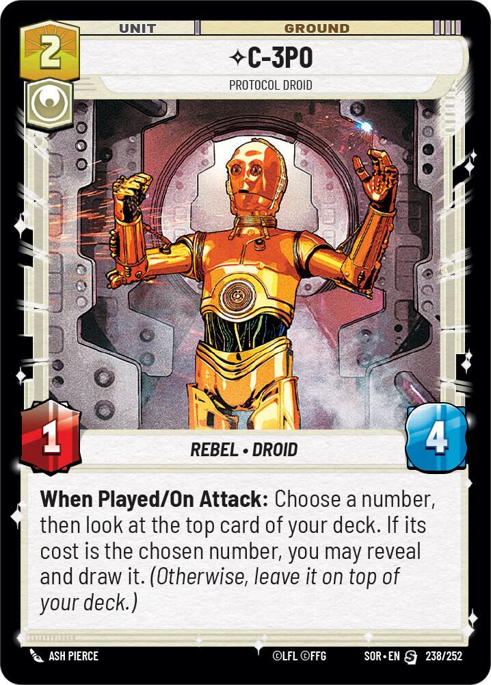 C-3PO - Protocol Droid card image