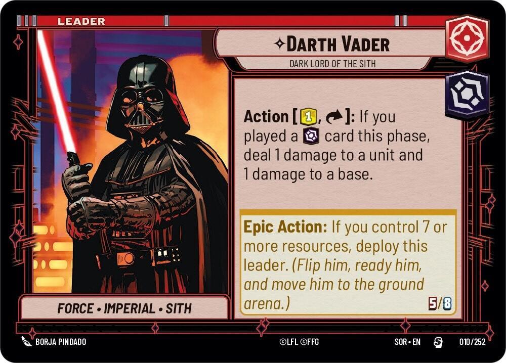 Darth Vader - Dark Lord of the Sith card image