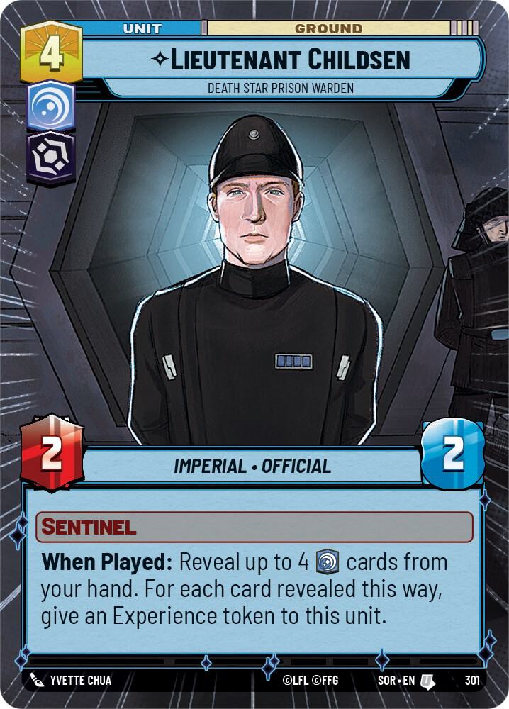 Lieutenant Childsen - Death Star Prison Warden (Hyperspace) card image
