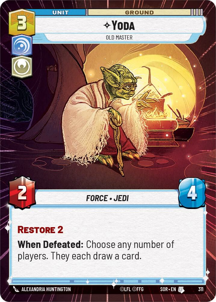 Yoda - Old Master (Hyperspace) card image