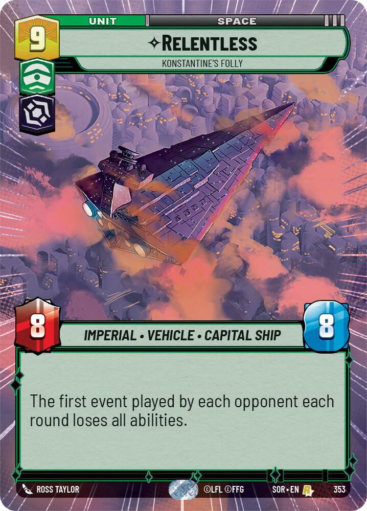 Relentless - Konstantine's Folly (Hyperspace) card image