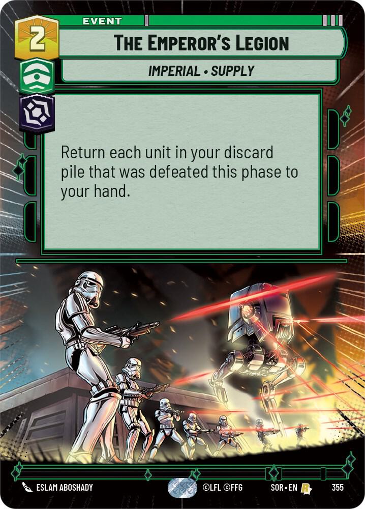 The Emperor's Legion (Hyperspace) card image