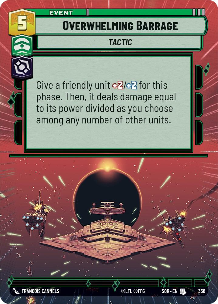 Overwhelming Barrage (Hyperspace) card image