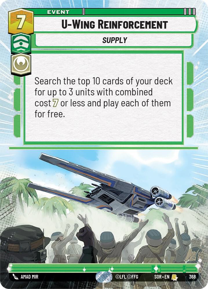 U-Wing Reinforcement (Hyperspace) card image