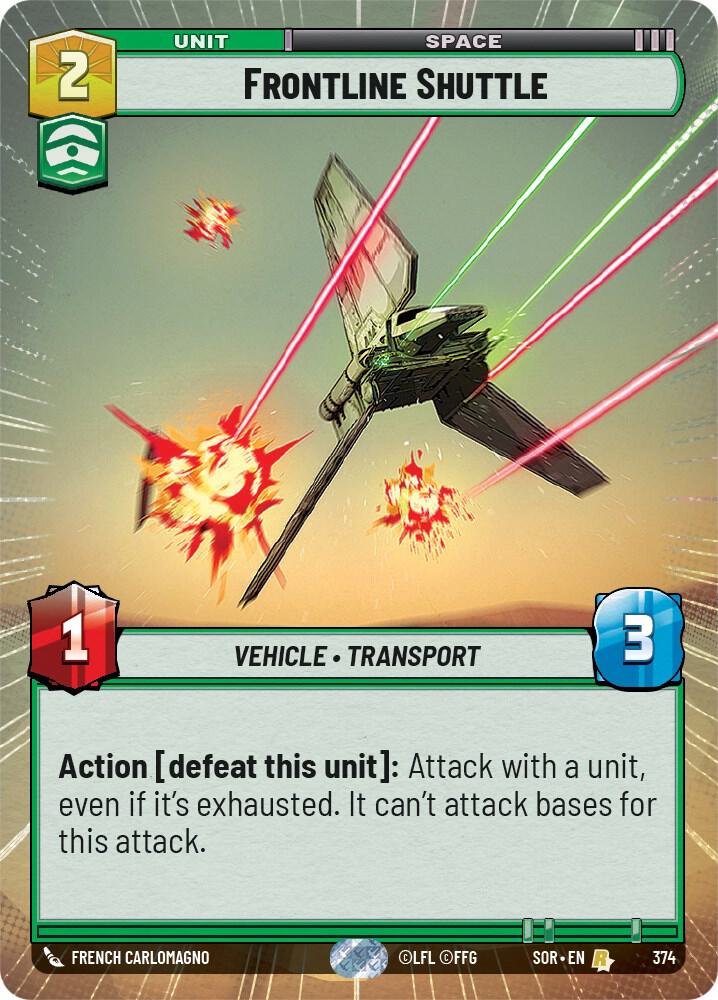 Frontline Shuttle (Hyperspace) card image