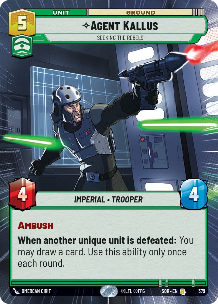 Agent Kallus - Seeking the Rebels (Hyperspace) card image
