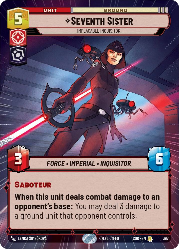 Seventh Sister - Implacable Inquisitor (Hyperspace) card image