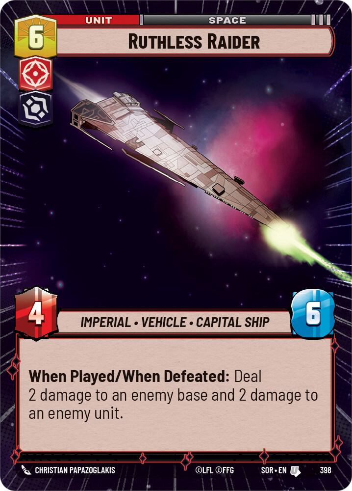Ruthless Raider (Hyperspace) card image