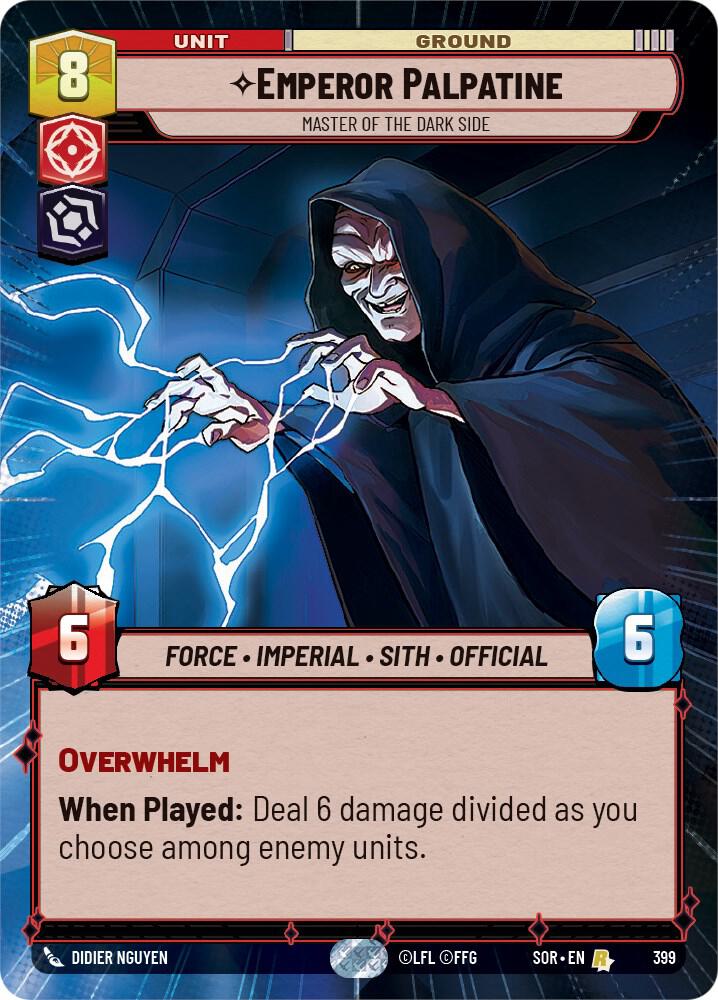 Emperor Palpatine - Master of the Dark Side (Hyperspace) card image