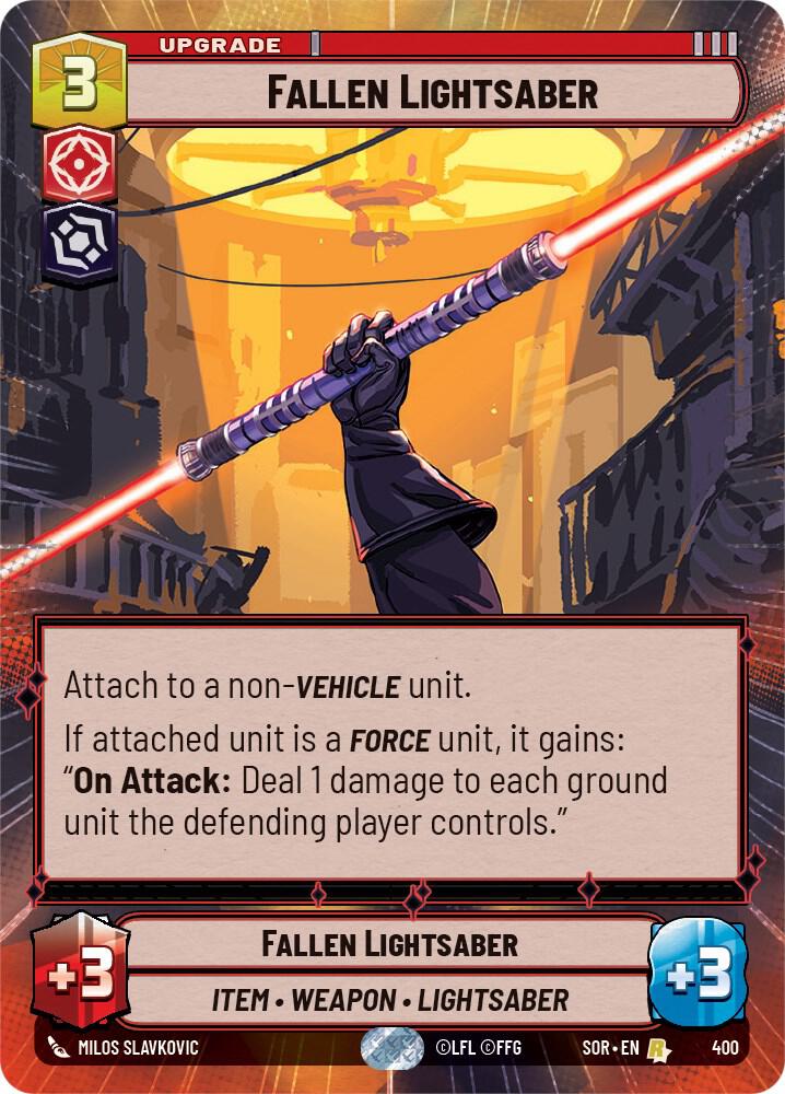 Fallen Lightsaber (Hyperspace) card image