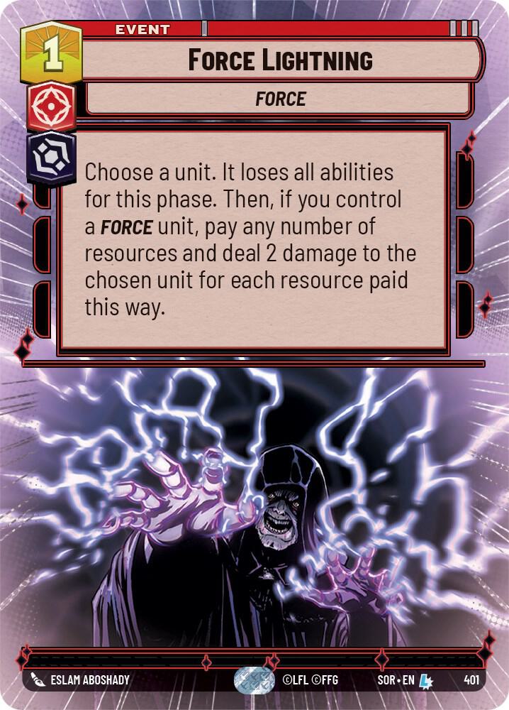 Force Lightning (Hyperspace) card image