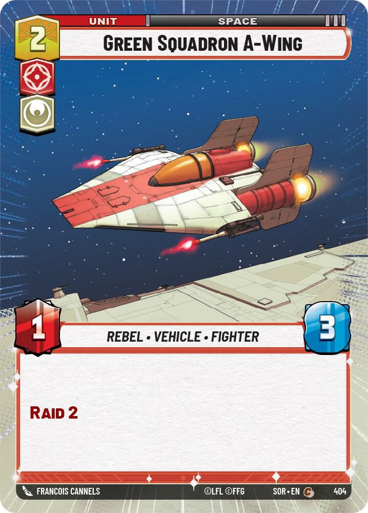 Green Squadron A-Wing (Hyperspace) card image