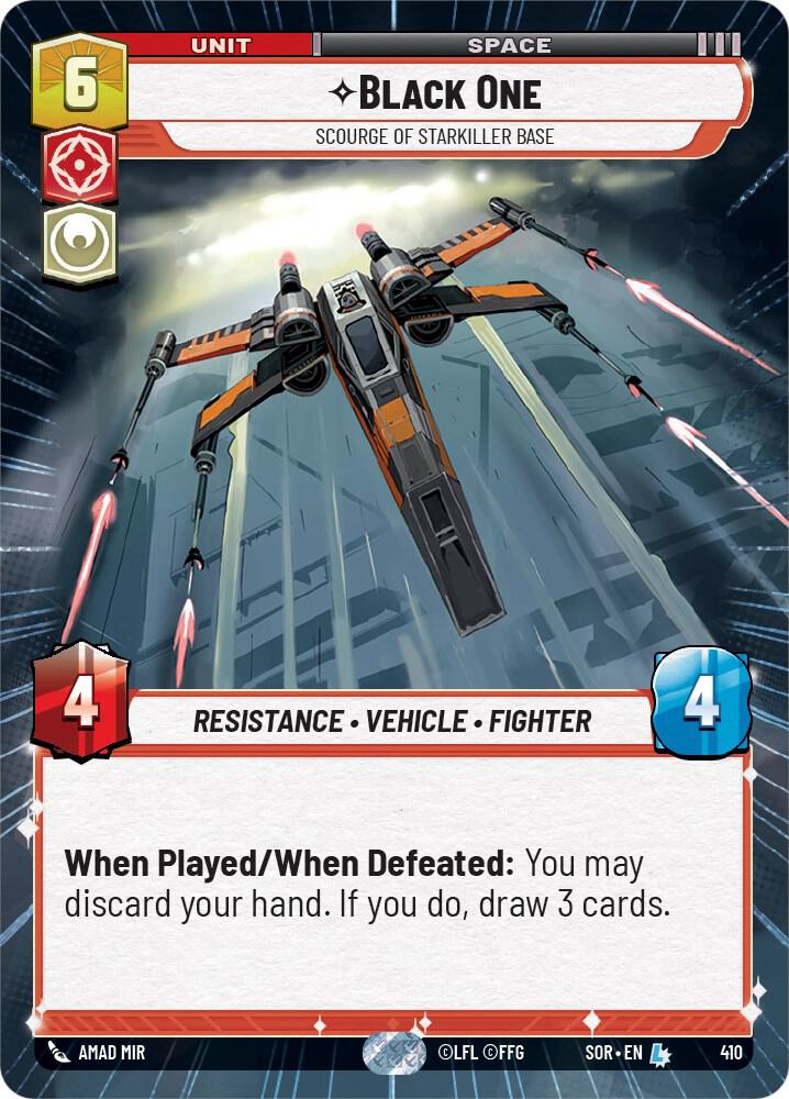 Black One - Scourge of Starkiller Base (Hyperspace) card image