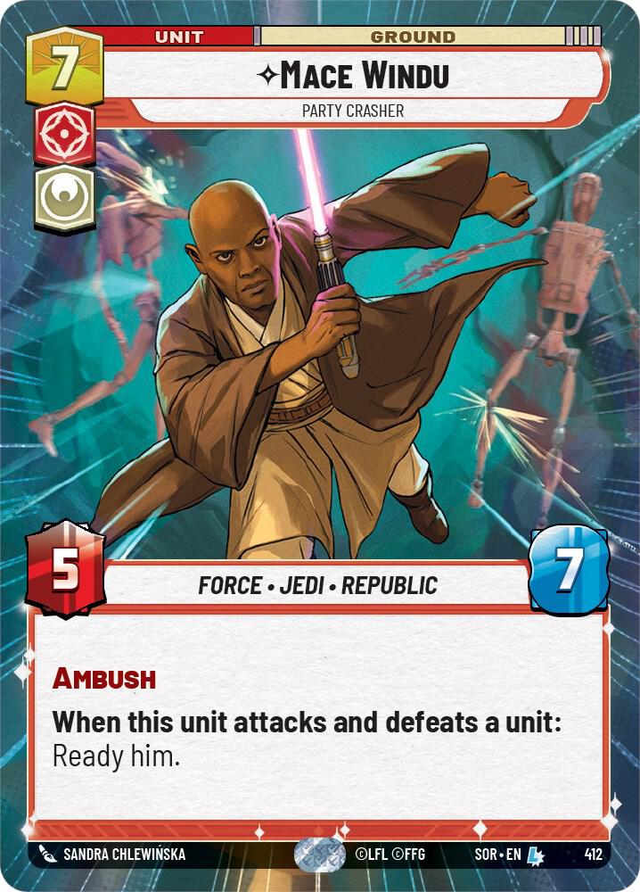 Mace Windu - Party Crasher (Hyperspace) card image