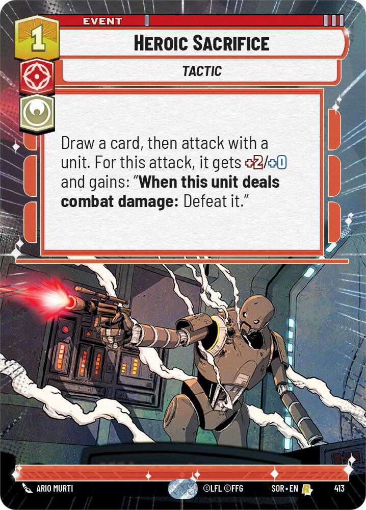 Heroic Sacrifice (Hyperspace) card image