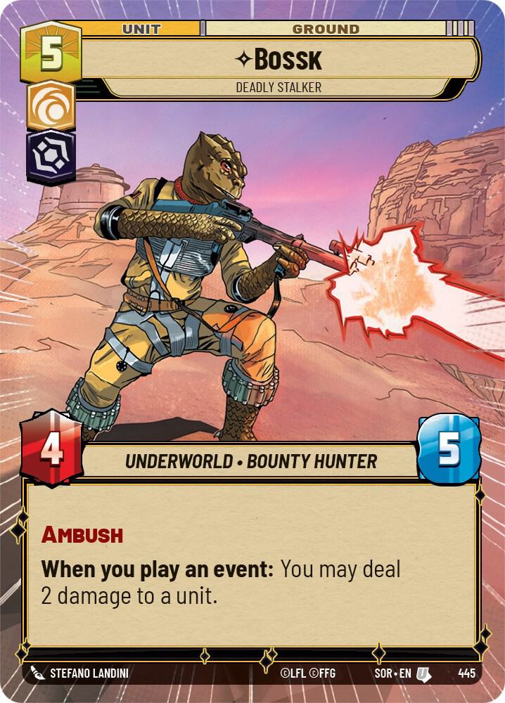 Bossk - Deadly Stalker (Hyperspace) card image