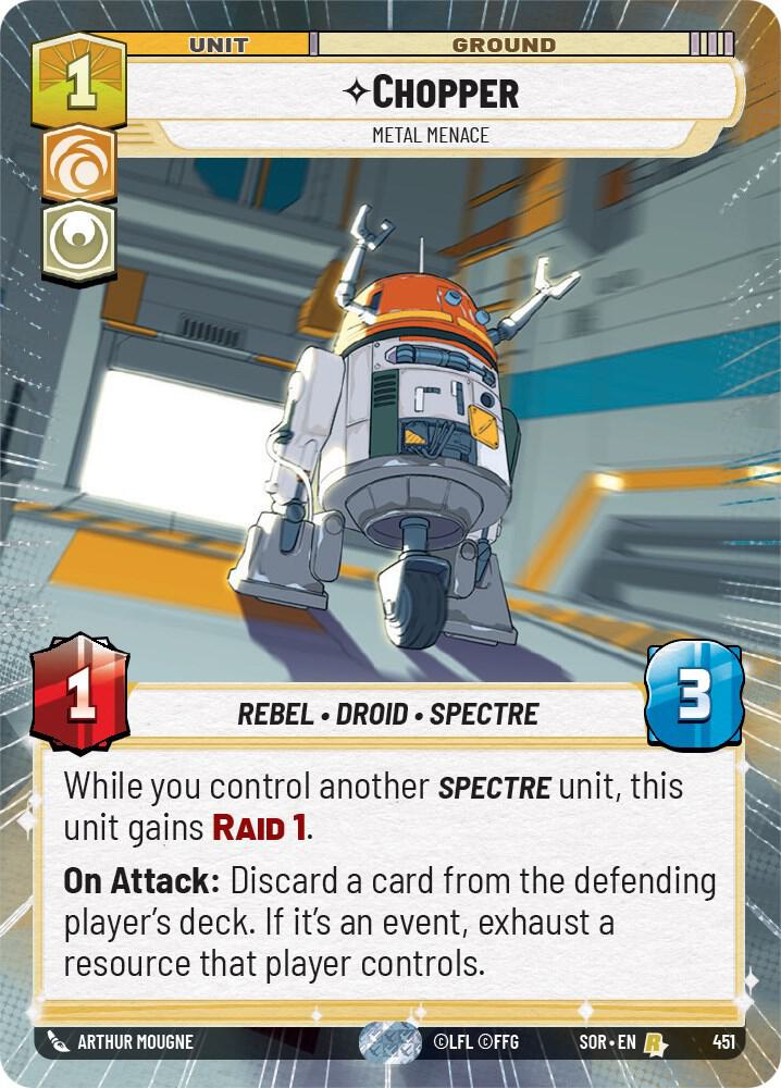 Chopper - Metal Menace (Hyperspace) card image