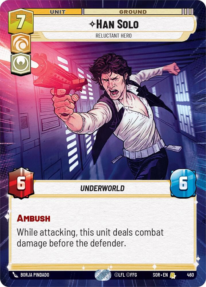 Han Solo - Reluctant Hero (Hyperspace) card image