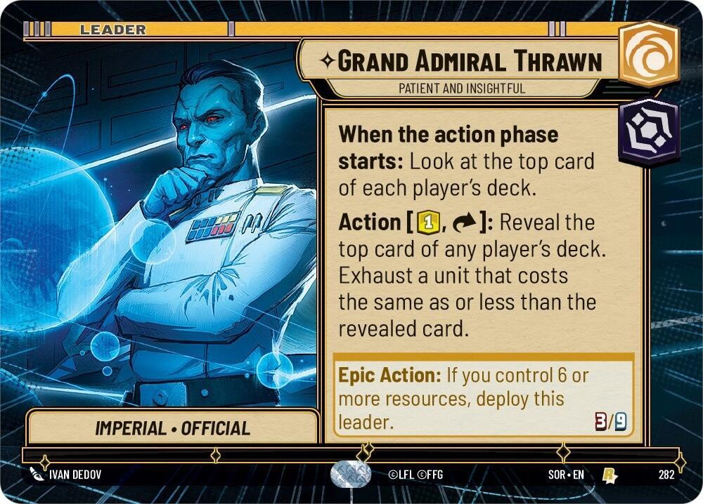 Grand Admiral Thrawn - Patient and Insightful (Hyperspace) card image