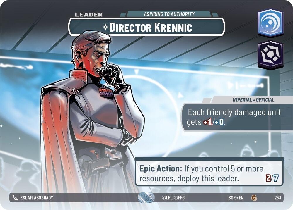 Director Krennic - Aspiring to Authority (Showcase) card image