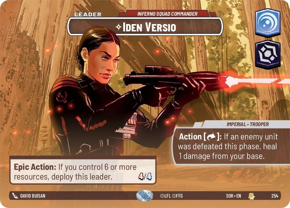 Iden Versio - Inferno Squad Commander (Showcase) card image