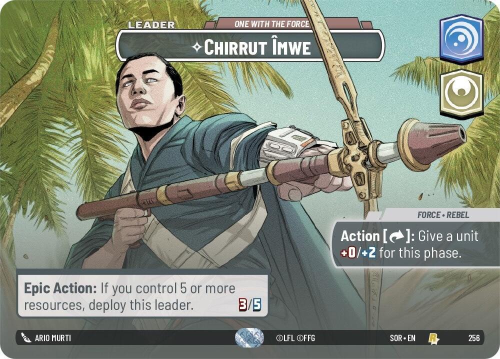 Chirrut Imwe - One With The Force (Showcase) card image