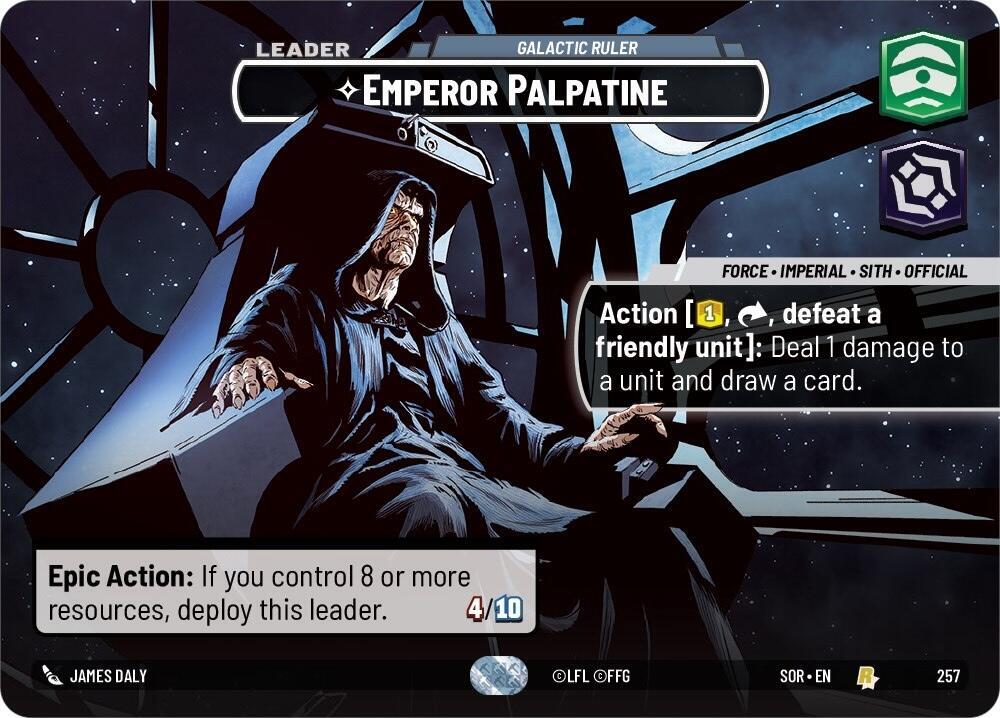 Emperor Palpatine - Galactic Ruler (Showcase) card image