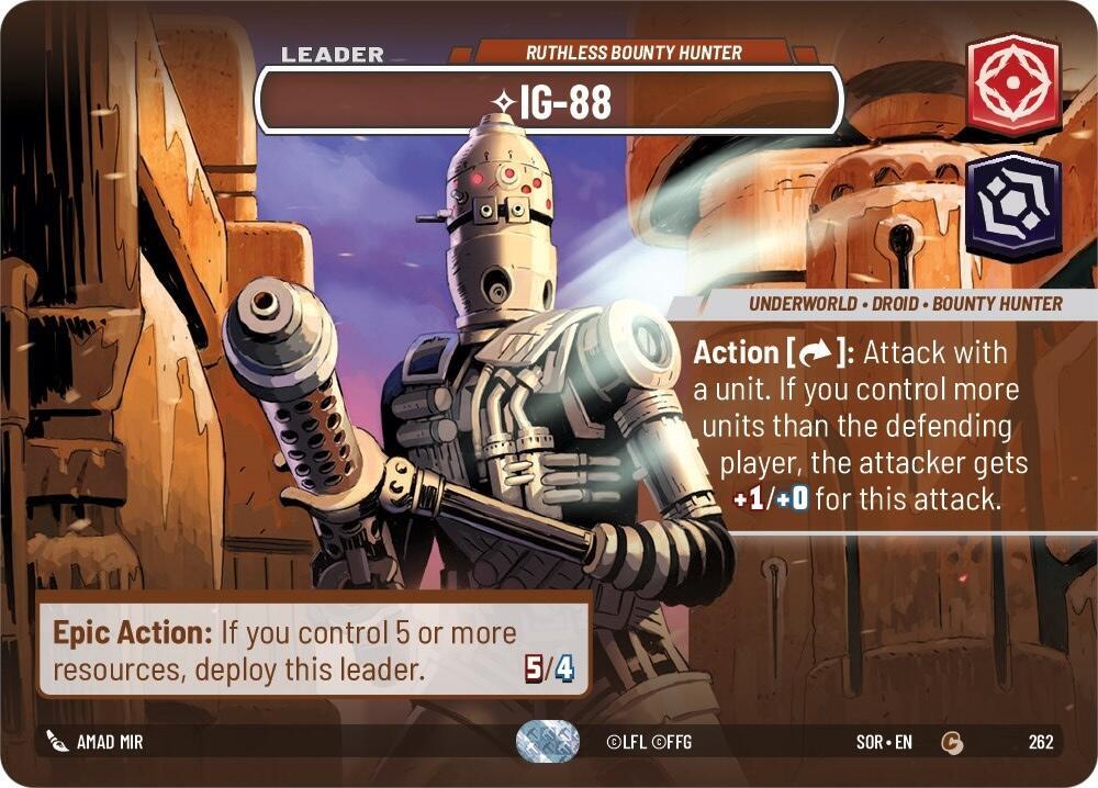 IG-88 - Ruthless Bounty Hunter (Showcase) card image