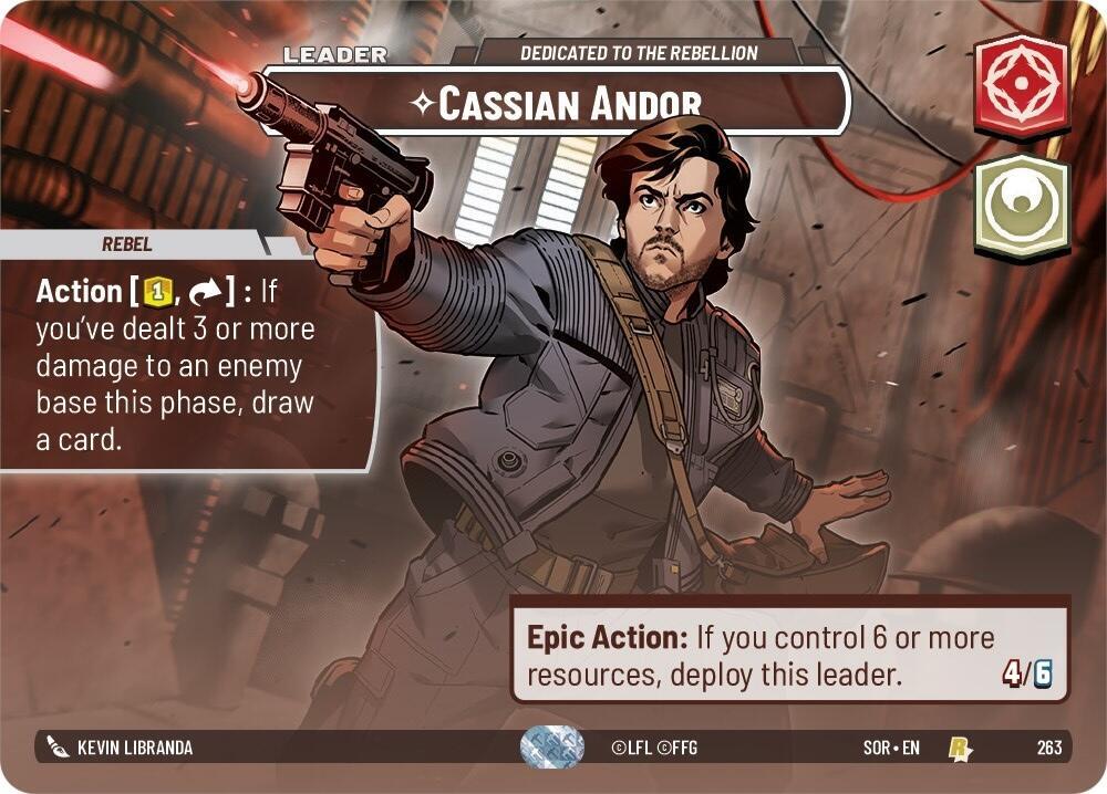 Cassian Andor - Dedicated to the Rebellion (Showcase) card image
