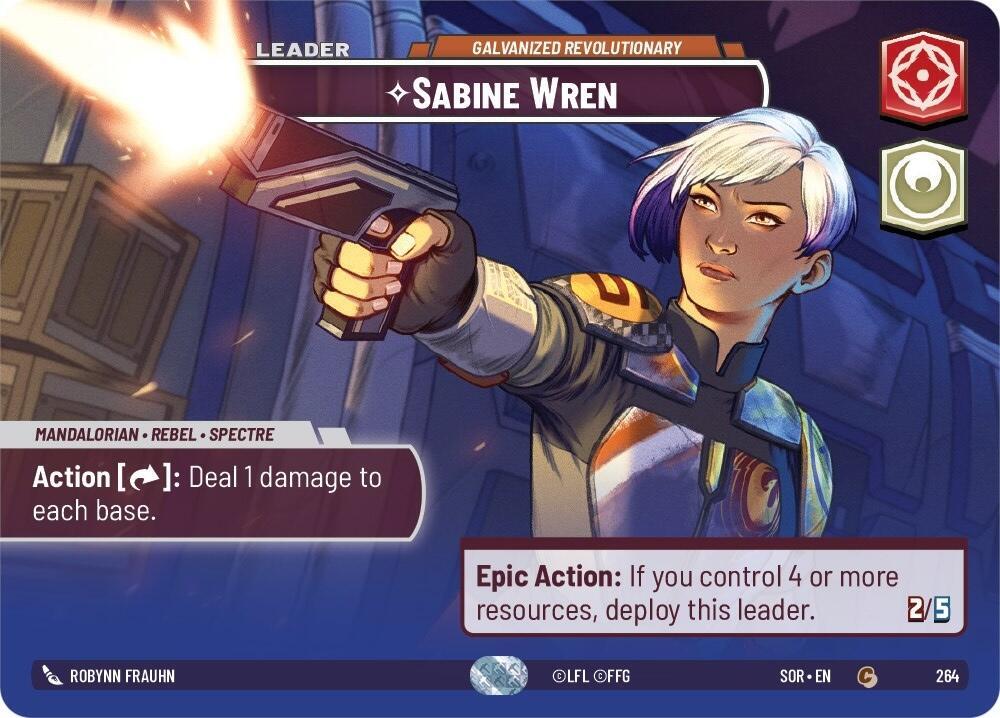Sabine Wren - Galvanized Revolutionary (Showcase) card image